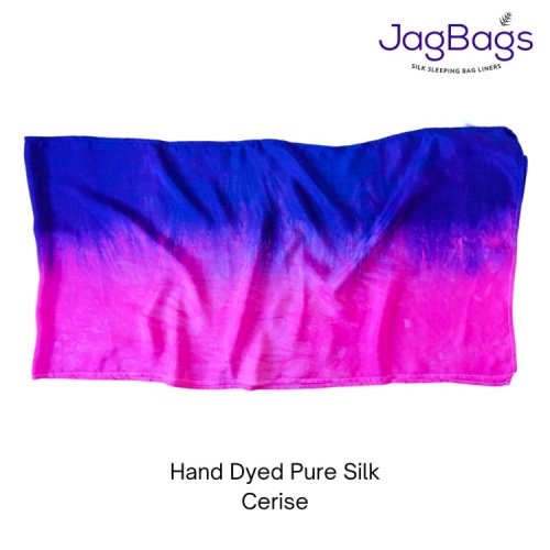 JagBag Long Silk Scarf - Cerise